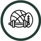 Icône d'éléments sportifs